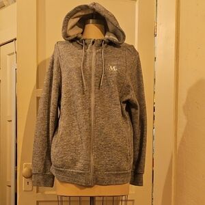 Figs Gray Zip-Up Hoodie
